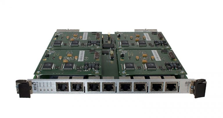 Stage Tecs Router Interface AES67 (RIF67) ist die neueste Einschubkarte für den NEXUS-Router.