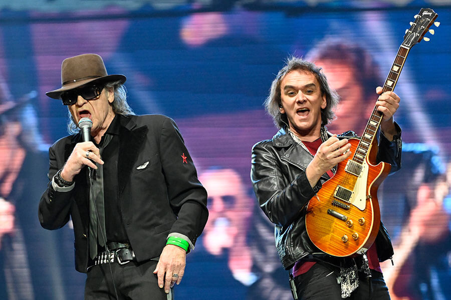 Udo Lindenberg und Gitarrist Jörg Sander.