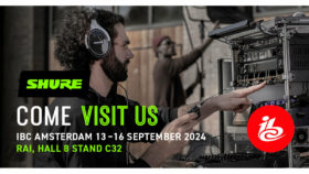 Shure auf der IBC 2024