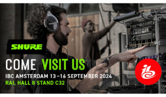 Shure auf der IBC 2024