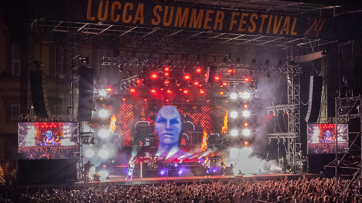 Duran Duran live beim Lucca Summer Festival 2024.